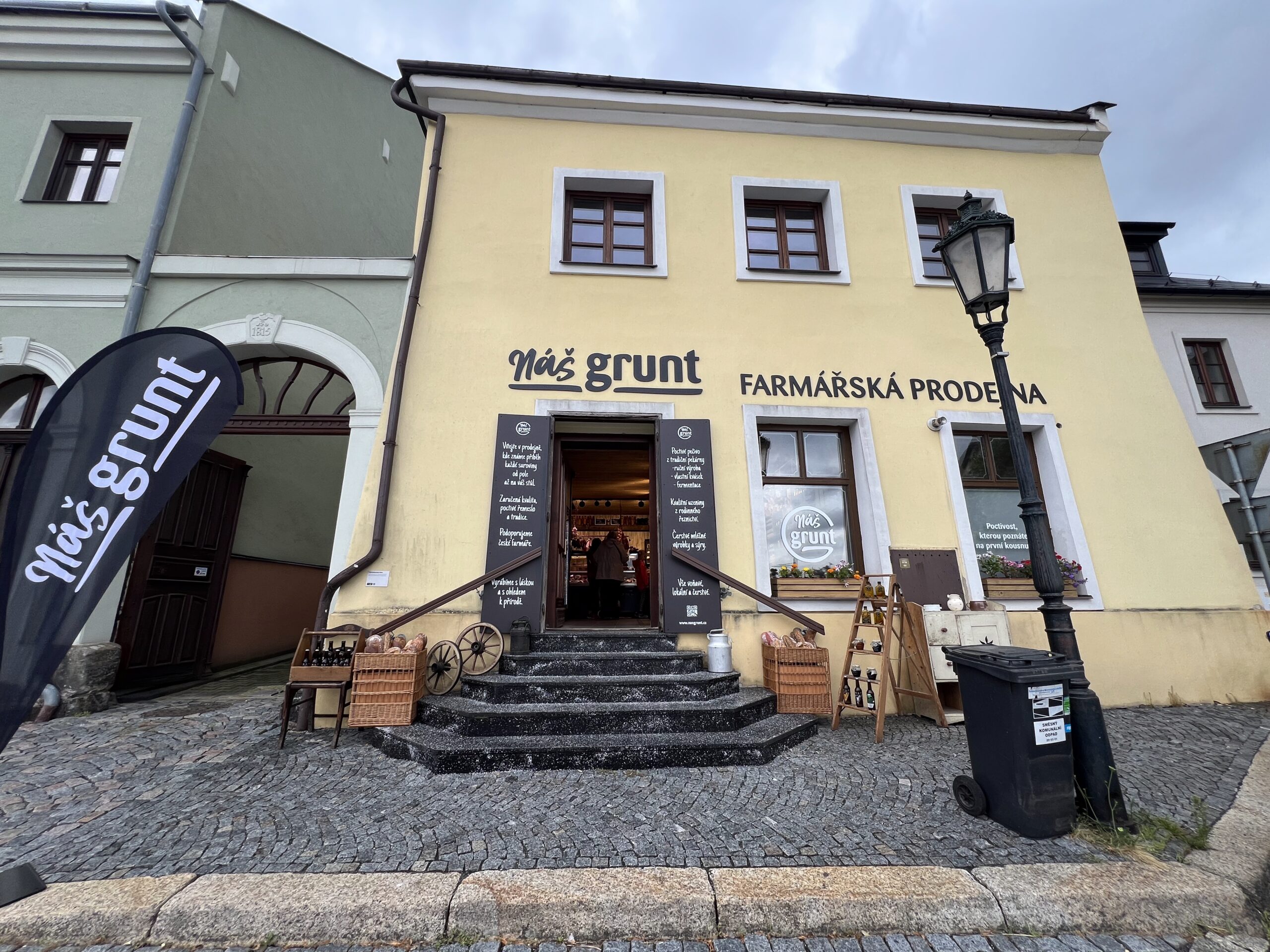 farmářská prodejna v Českém Dubu